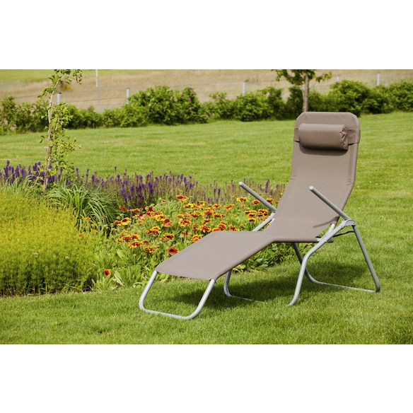 Gartenliege, Wellnessliege XXL, LxB: 154 x 67 cm