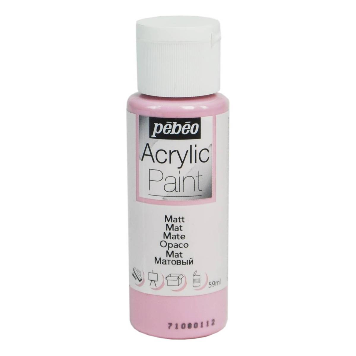 Pebeo Lilac Matt Acrylic Craft Paint 59ml