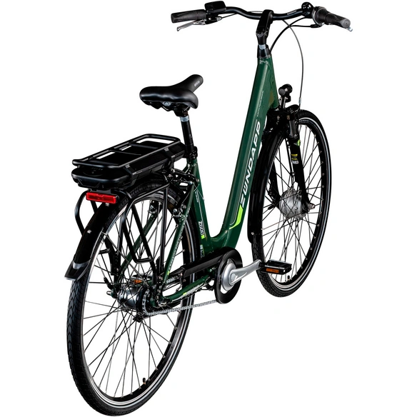 E-Bike City »Z600«, 28 Zoll, RH: 47 cm, 7-Gang, khaki