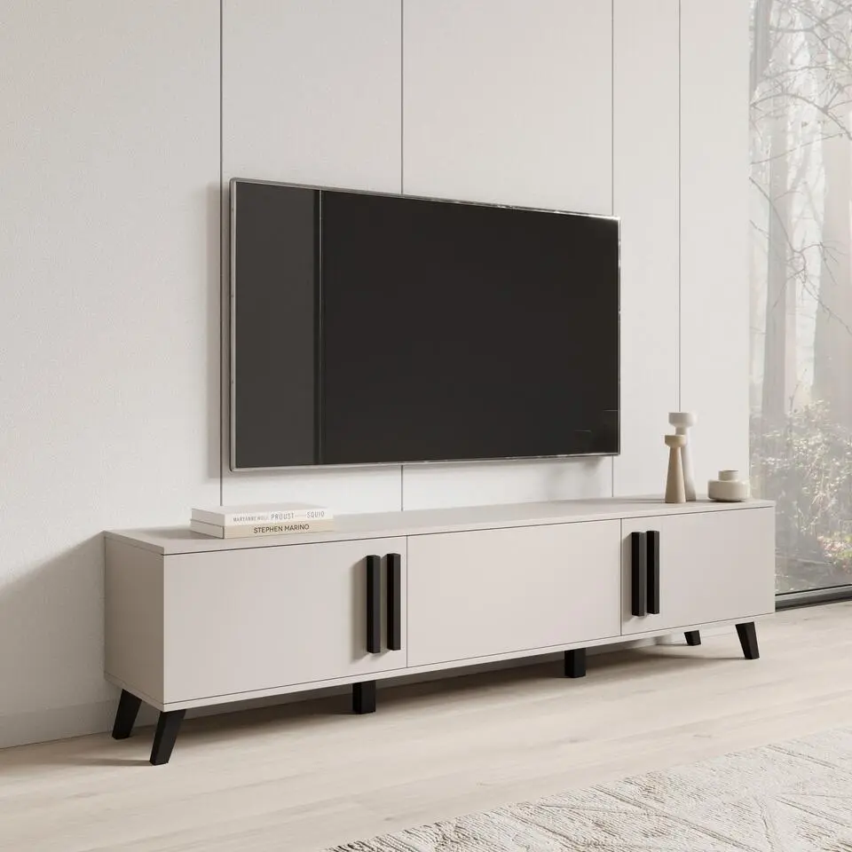 Meubella - Hydra - TV-Meubel - Beige - 180 cm