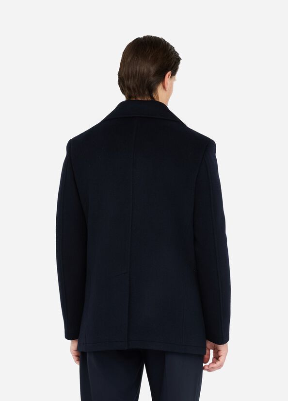 Peacoat in lana e cashmere