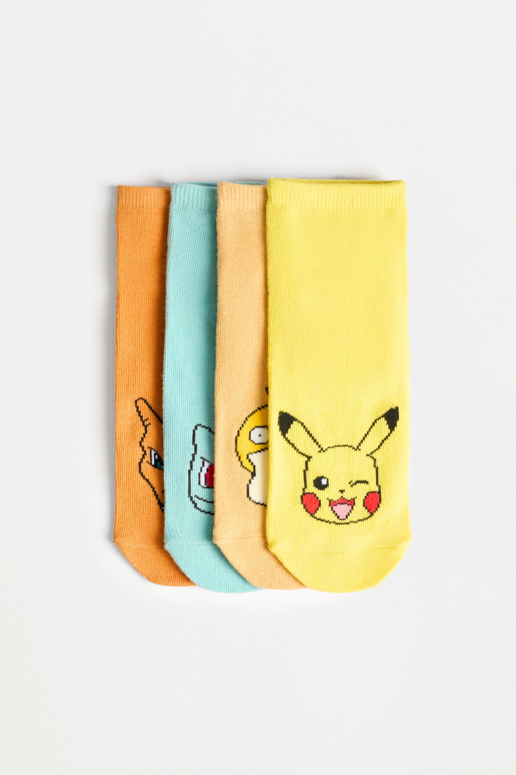 Calcetines cortos Pokémon™ (Pack 4)