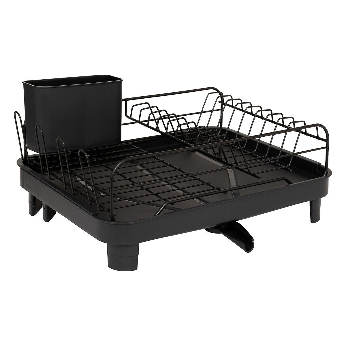 Escorredor louça extensível BLACK EDIT preto em metal
