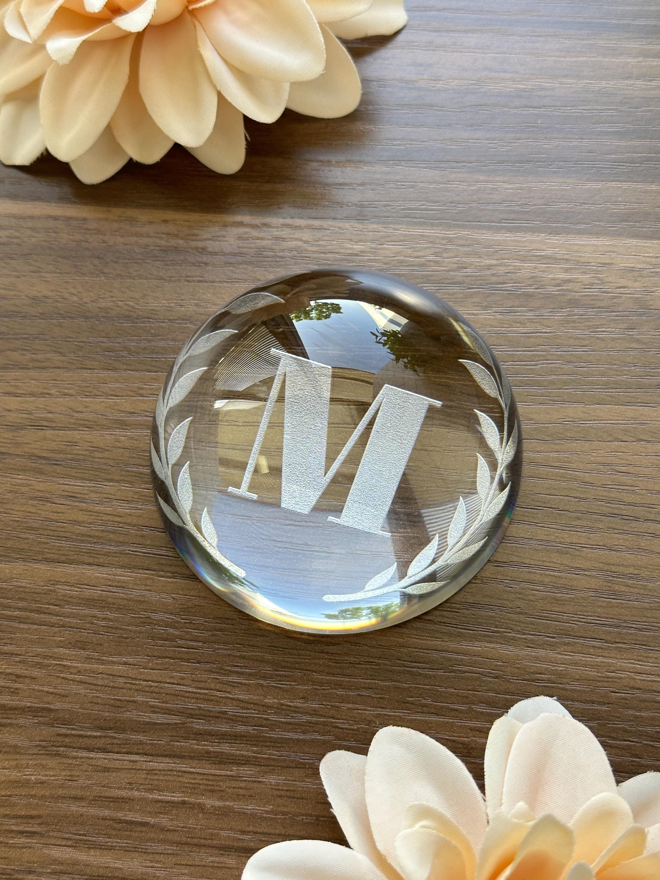 Custom Crystal Paperweight | Father's Day Gift | Gift for Dad | Custom Paperweight | Personalized Gift | Custom Gifts | Father's Day Present