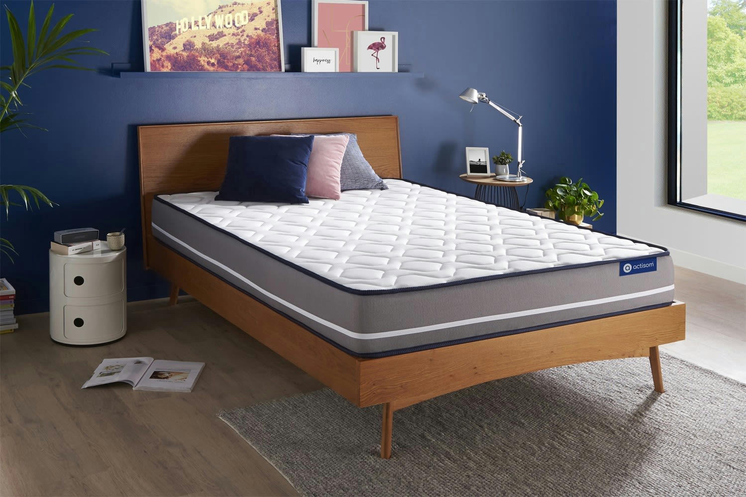 ACTIFLEX PUR - Matelas 140x190 cm Ressorts ensachés