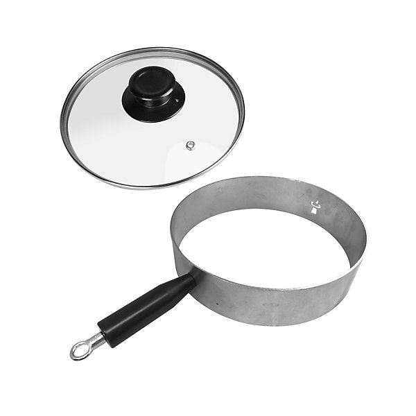 Cercle à rôtir Remundi 20/5 avec couvercle - acier inoxydable