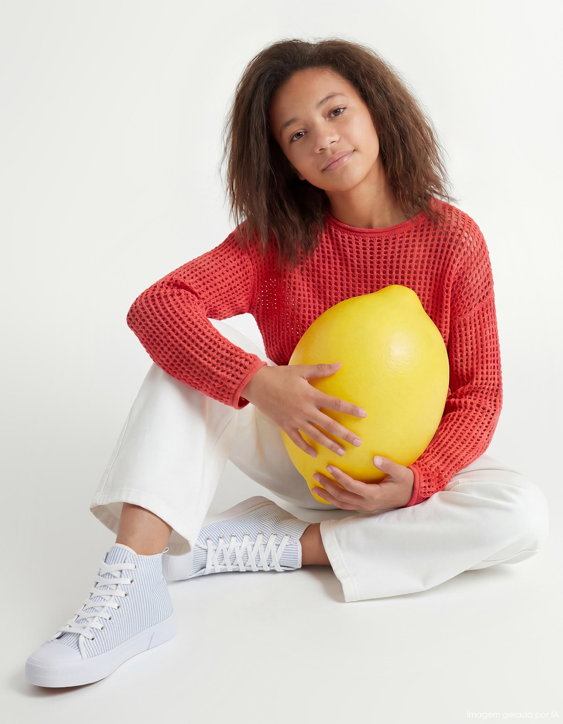 Camisola Crochet, Menina, Rosa Escuro
