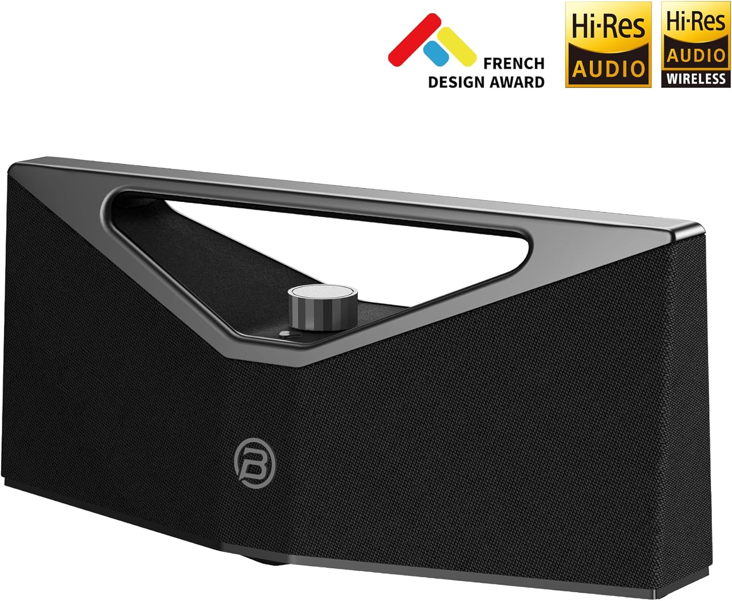BUGANI Hi-Res Audio Bluetooth Speaker Loud 160W  Large Portable Bluetooth Speaker with Deep Bass Subwoofer  TWS Wireless Stereo  Waterproof Outdoor Party Speaker  12H Playtime Gray
