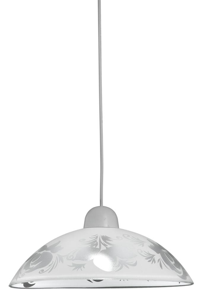 Lampa wisząca biała BERIS 1xE27x60W wym: 70x30x30 cm Candellux