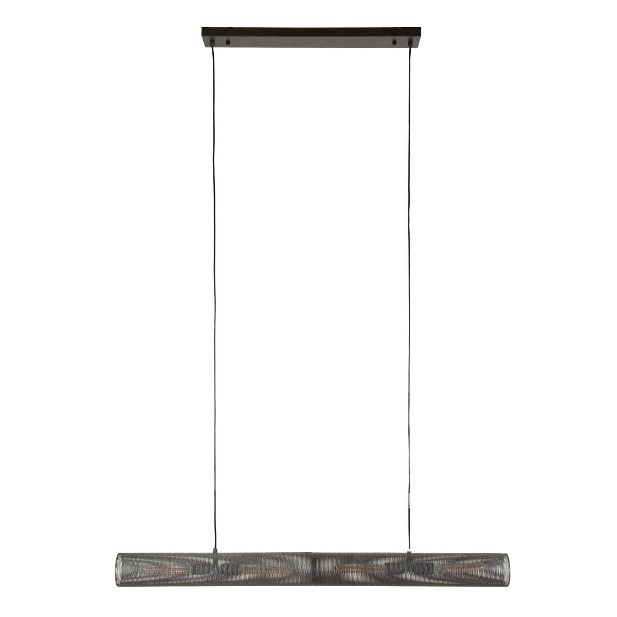 Fraaai - Zuri hanglamp 120 cm tube mesh - artic zwart