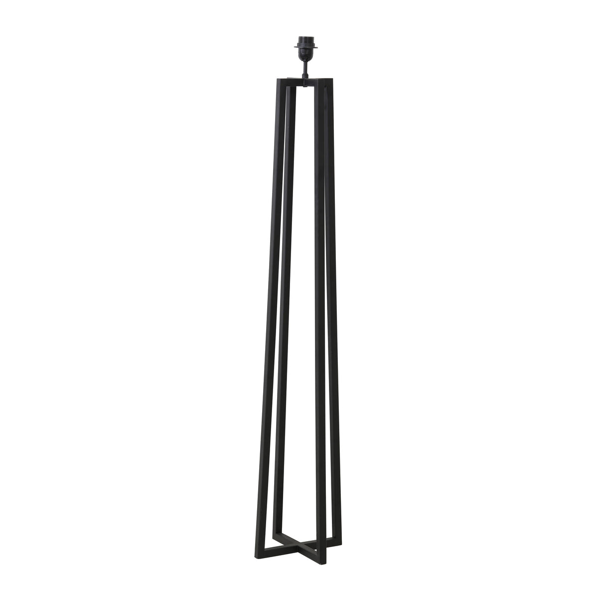 Light & Living vloerlamp Miley - zwart - 25x25x130cm
