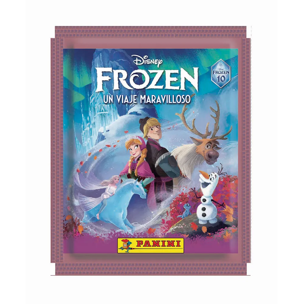 Panini Frozen 10Th Anniversary trading cards spanish 50 Packs