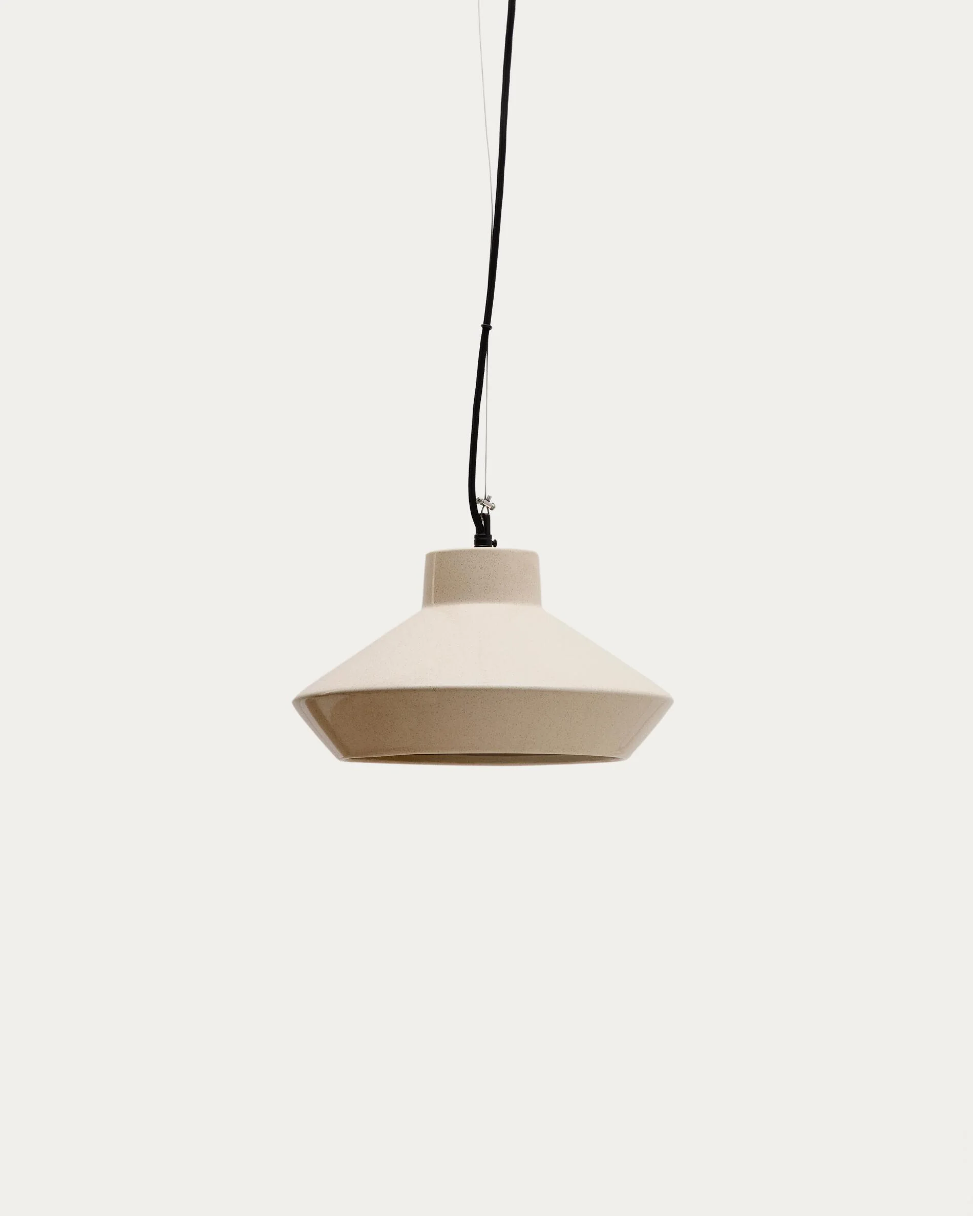 Portol beige ceramic ceiling lamp