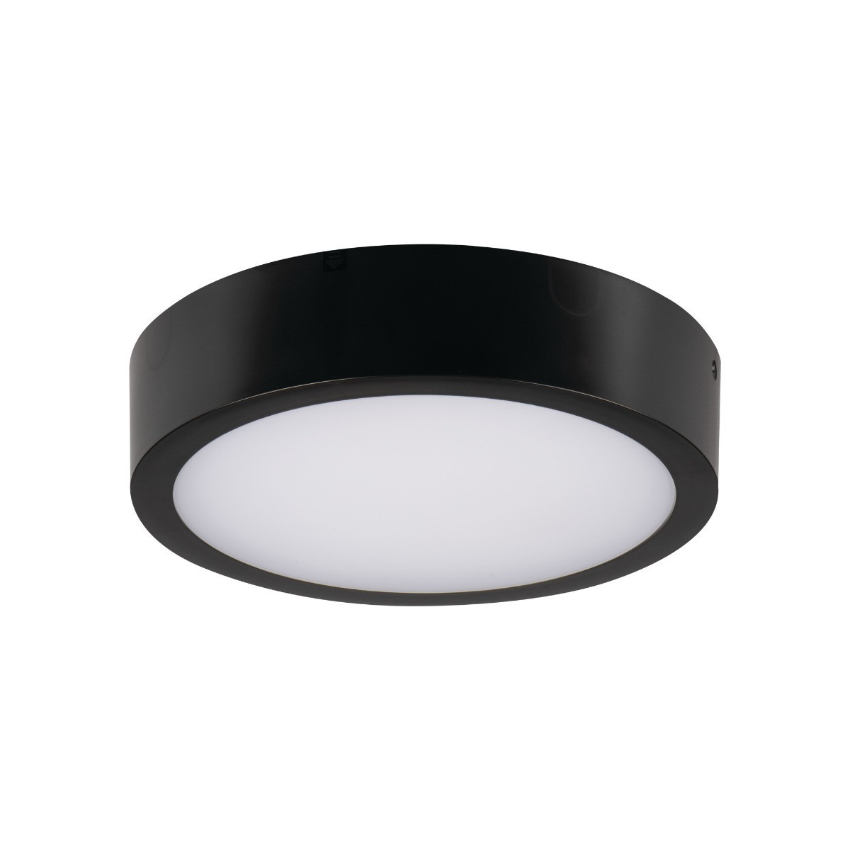 Plafon DABERokrągły czarny LED 1x13W 25,1cm 1490lm IP66 Kanlux