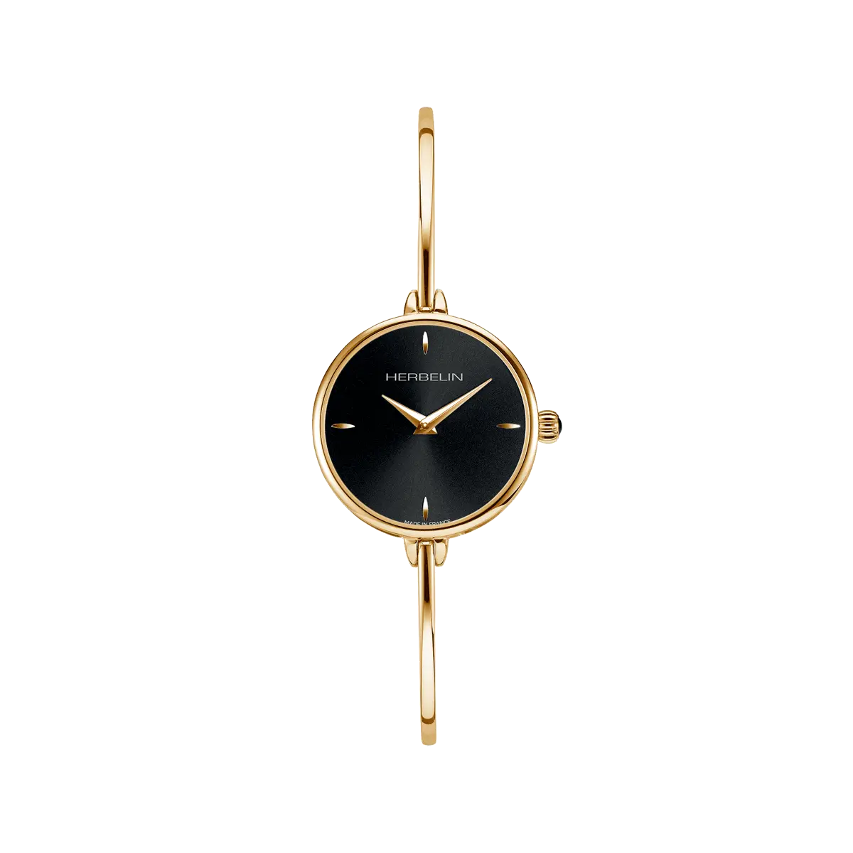 FIL – QUARTZ RONDE – DORÉ & NOIR