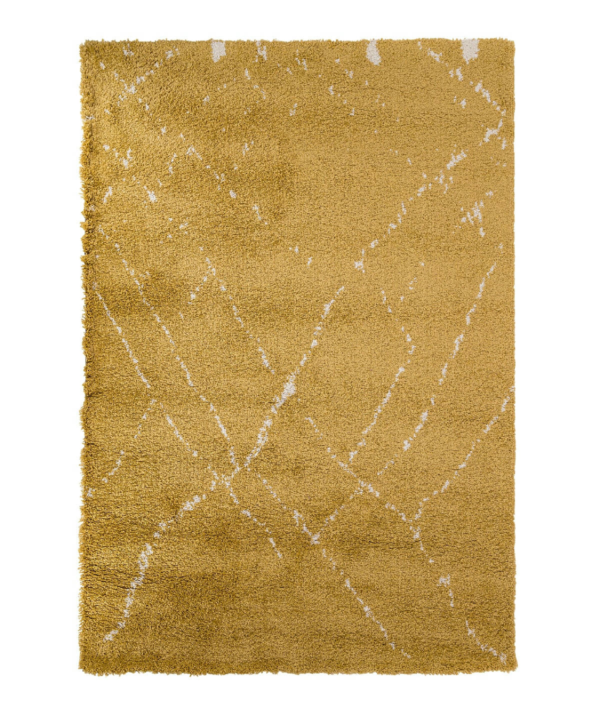 SAHARA - Tapis deco berbere épais safran 160x230, OEKO-TEX®