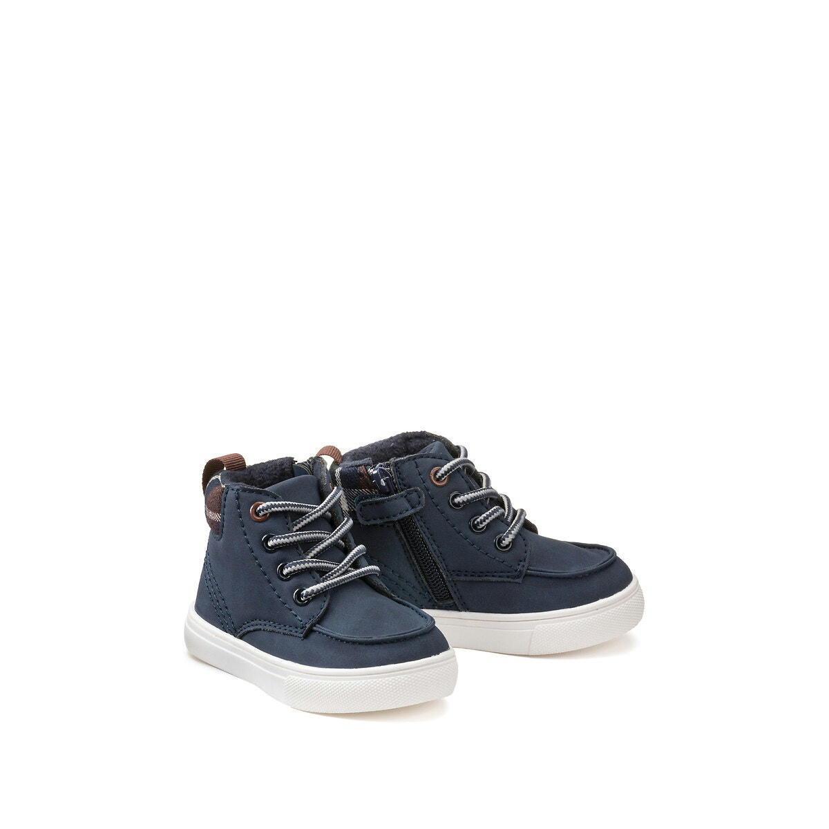 Bottines zippées et à lacets