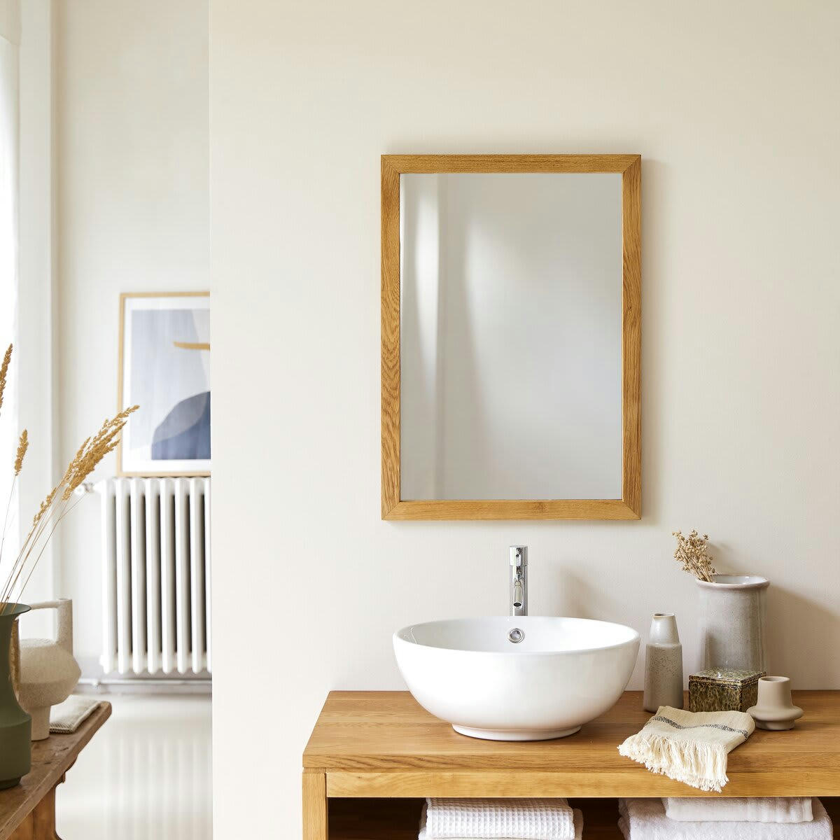 SERENA - Miroir en chêne 70x50 cm
