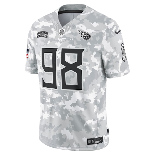 Jeffery Simmons Tennessee Titans Nike 2024 Salute to Service Limited Jersey - Arctic Camo