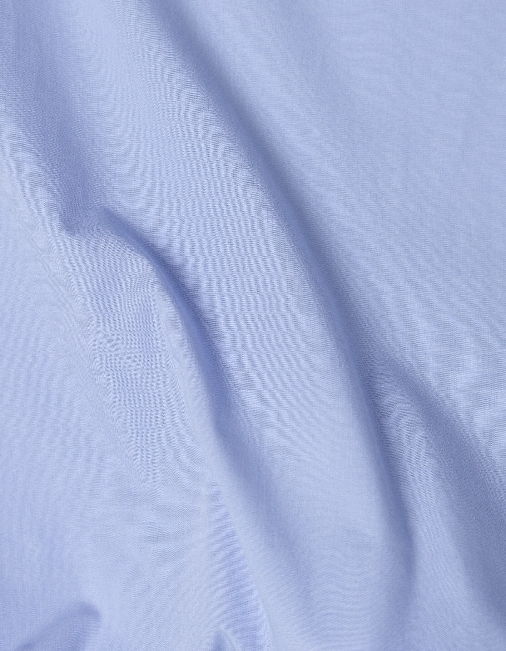 Chemise loose bleue unie coton bio Homme