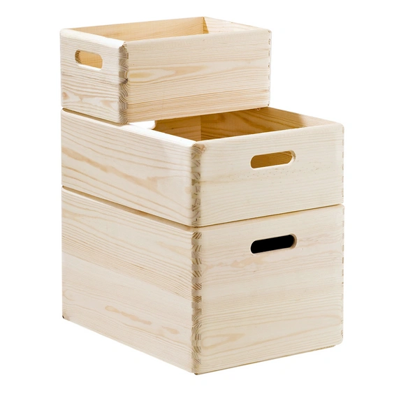 Allzweckkiste, BxHxL: 20 x 14 x 30 cm, Holz