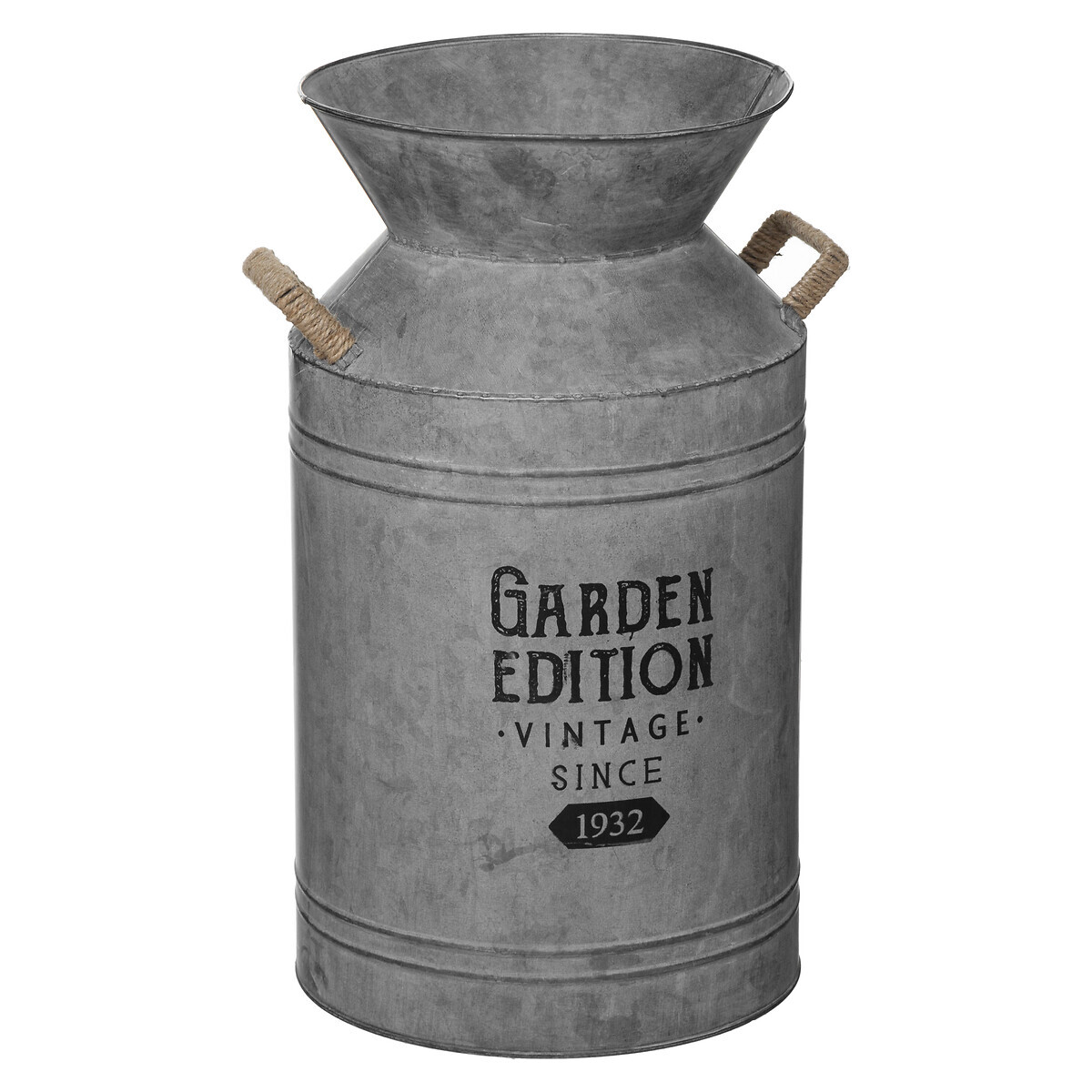 Milk jug, metal Grey, H.48 cm