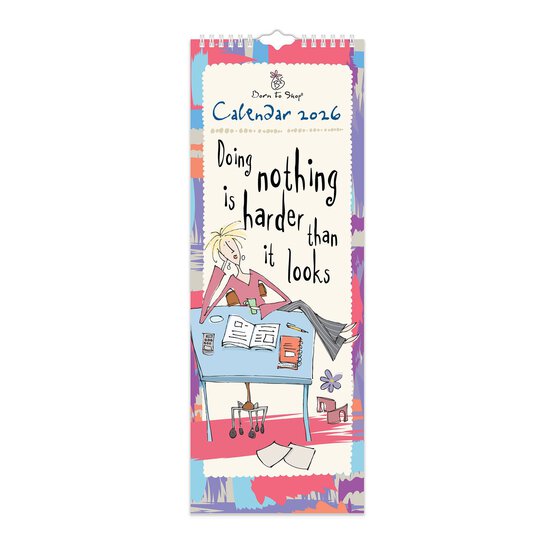 Born to Shop Slim Calendar 2026