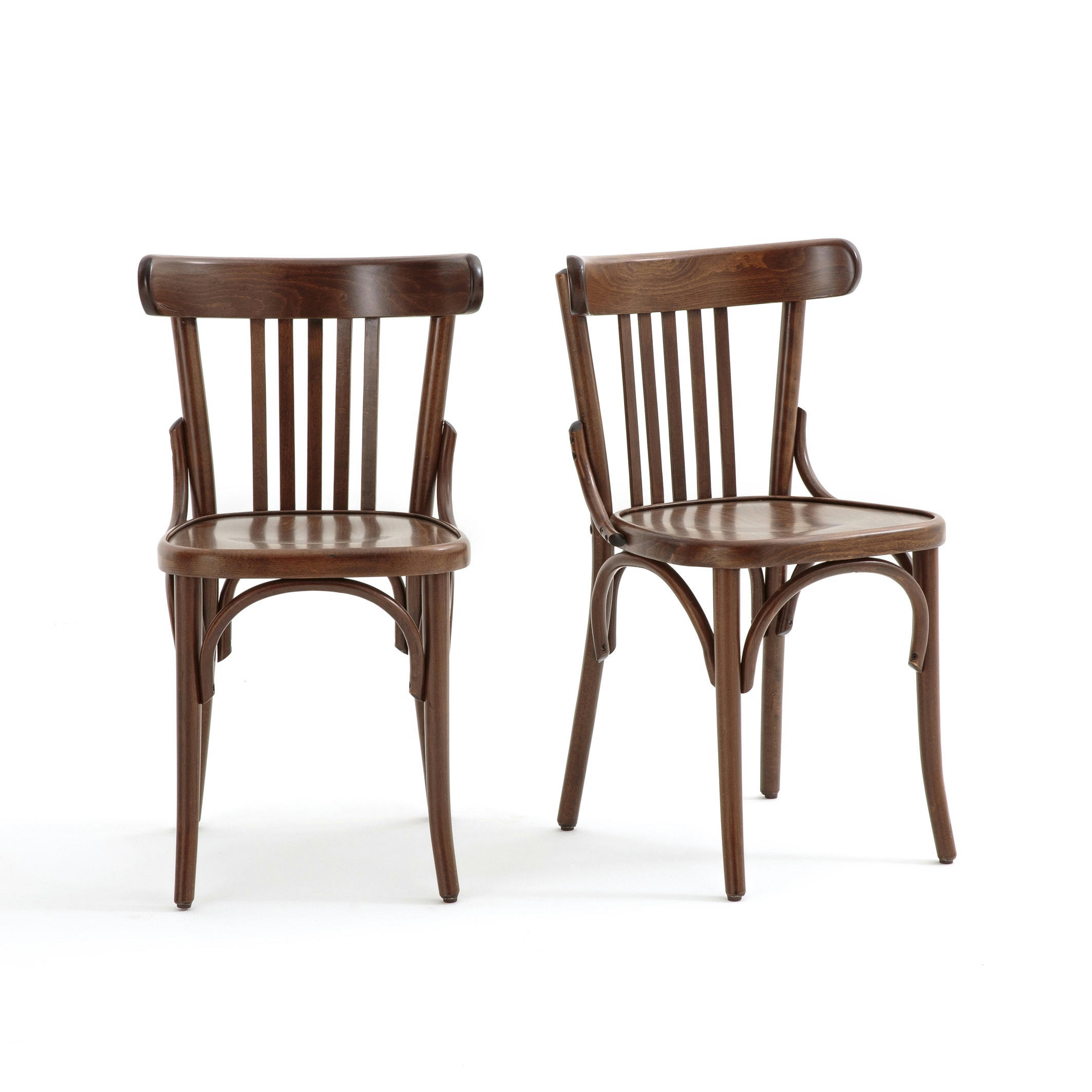 Lot de 2 chaises à barreaux, Bistro