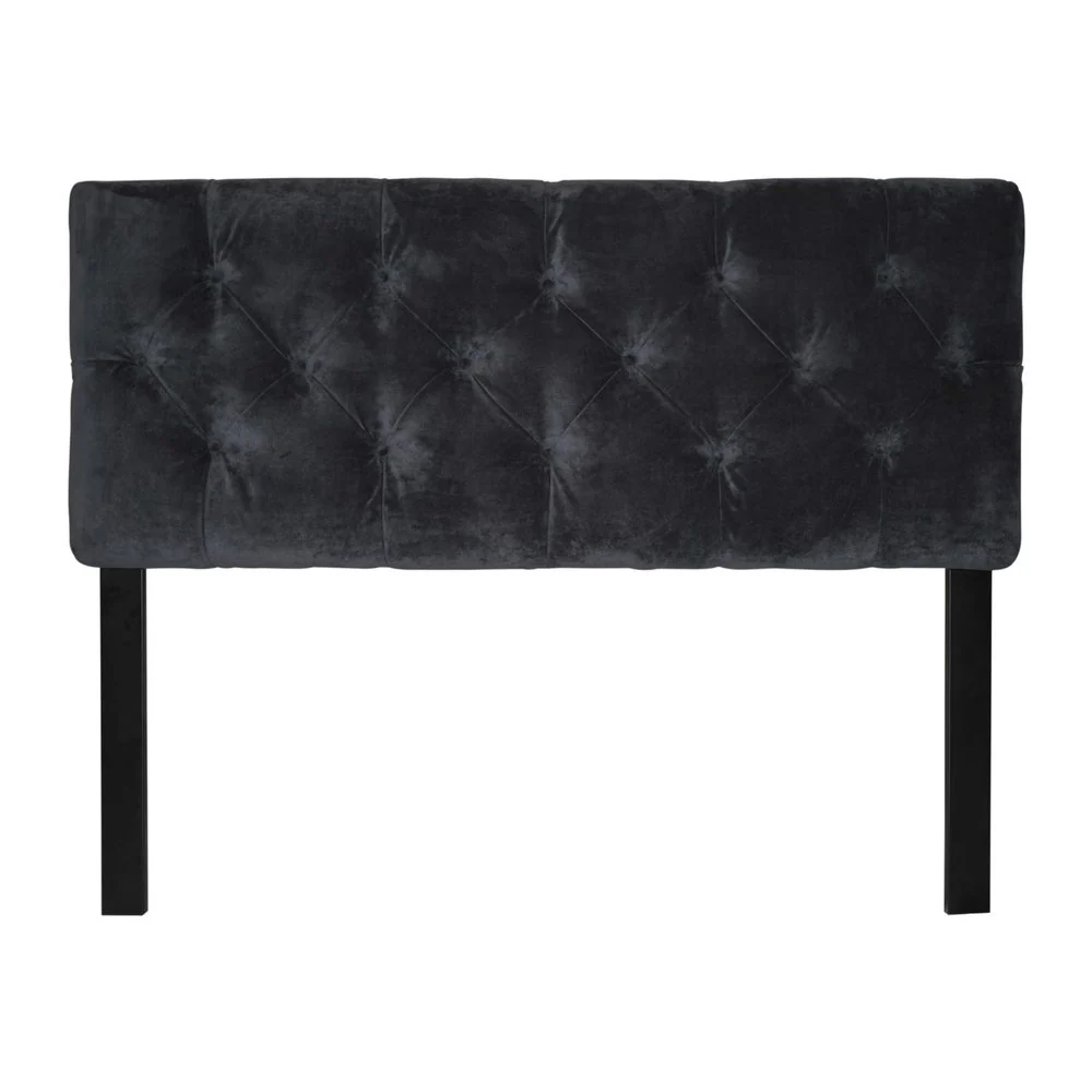 Diamond Tufted Diva Smoke Headboard