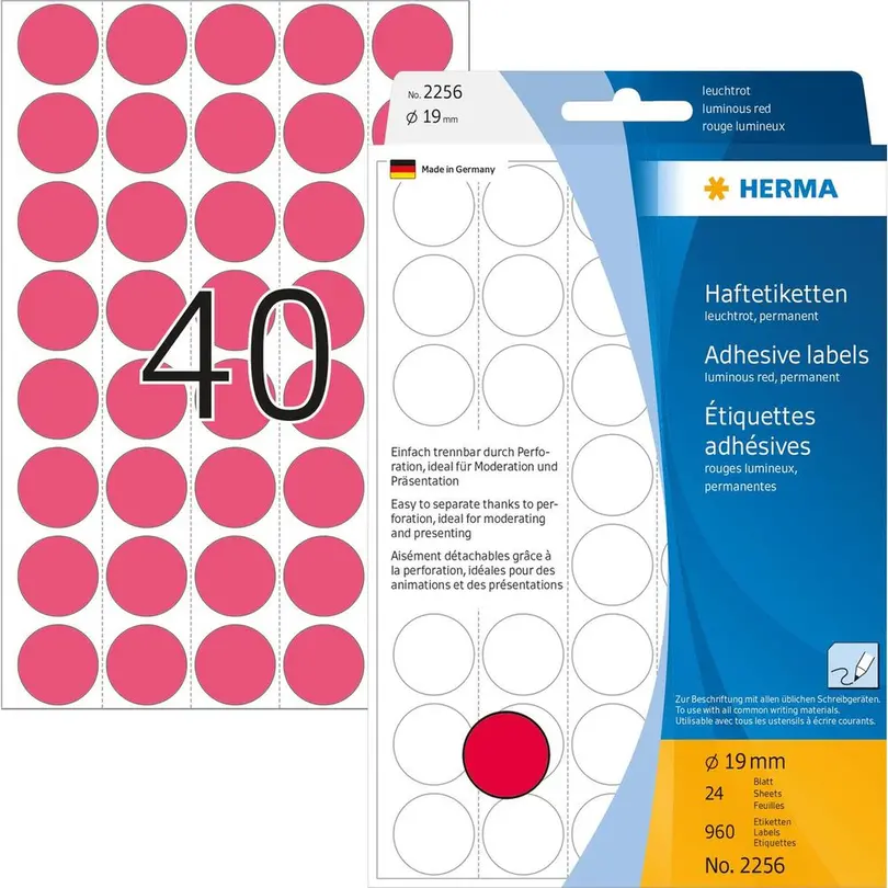 Etiketten 24er-Set Vielzweck-Etiketten