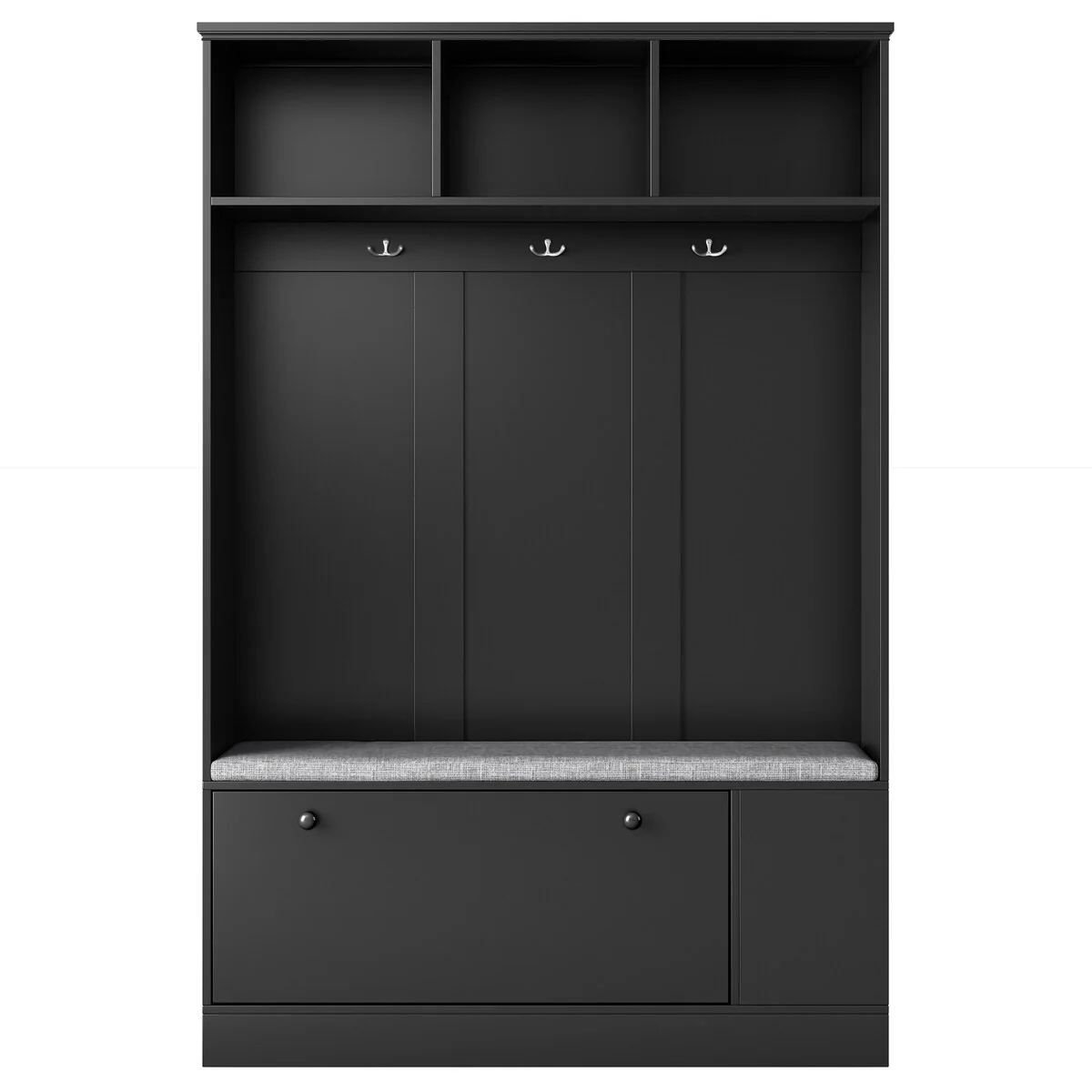 47.2'' Wide Hall Tree with Shoe Storage Bench for Hallway,Entryway,Living Room