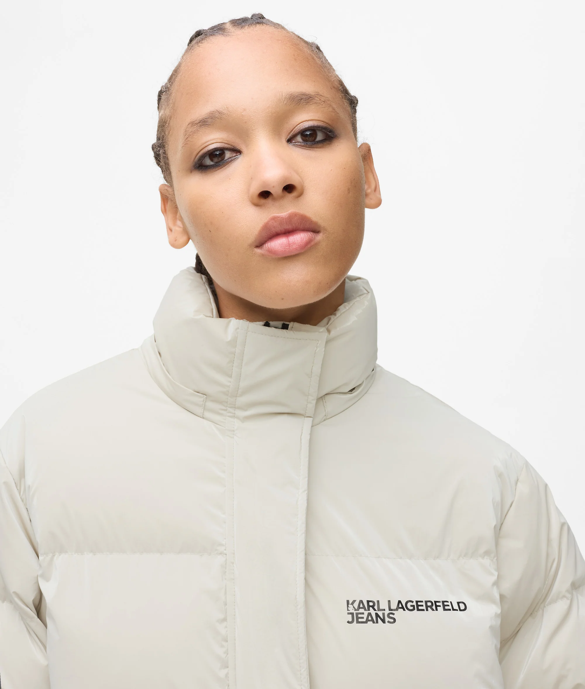 Veste matelassée effet perlé