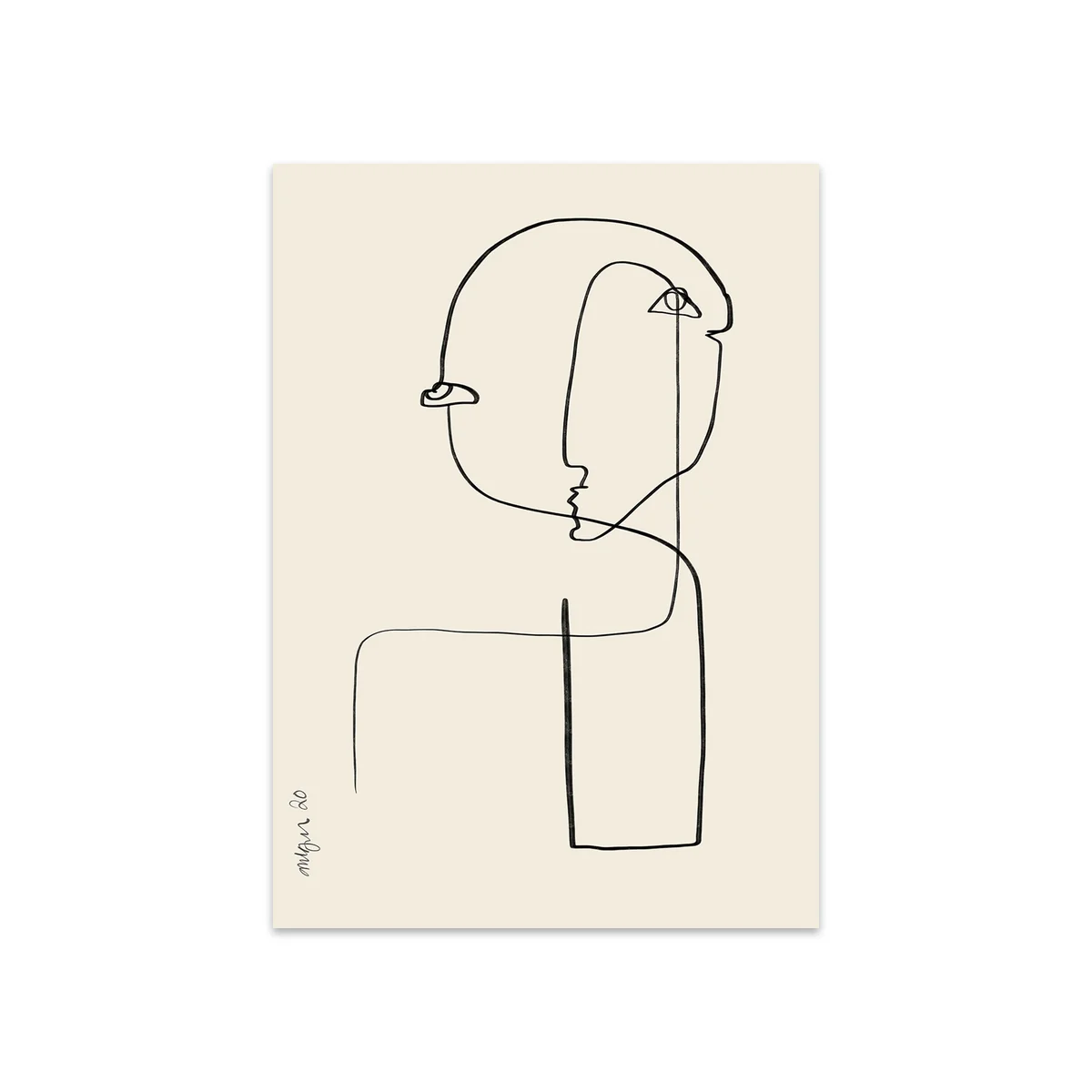 The Poster Club - Sculpture No. 02 von Robin Ahlgren, 50 x 70 cm