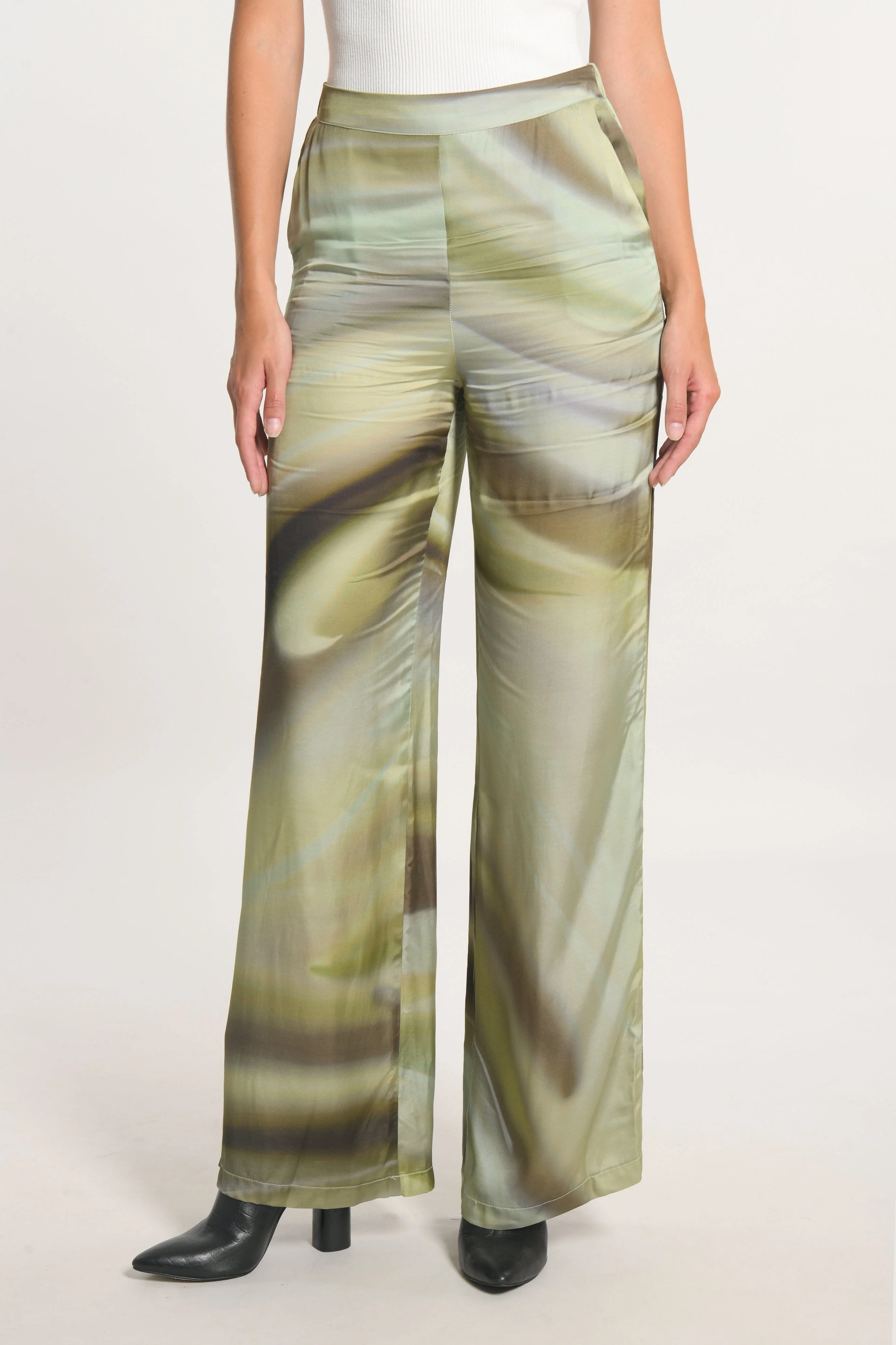 PANTALON NIKITA IMPRIMÉ 70s MULTI KAKI