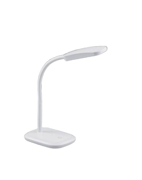 Lampka biurkowa BOA biała LED 3.5W Ciepła biel wys:36cm RL