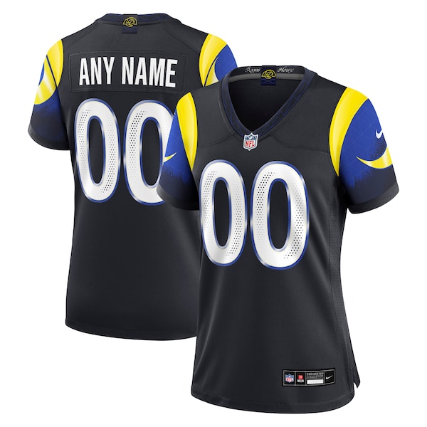 Los Angeles Rams Nike Women's 2025 Rivalries Collection Custom Game Jersey - Midnight Blue/White/Royal