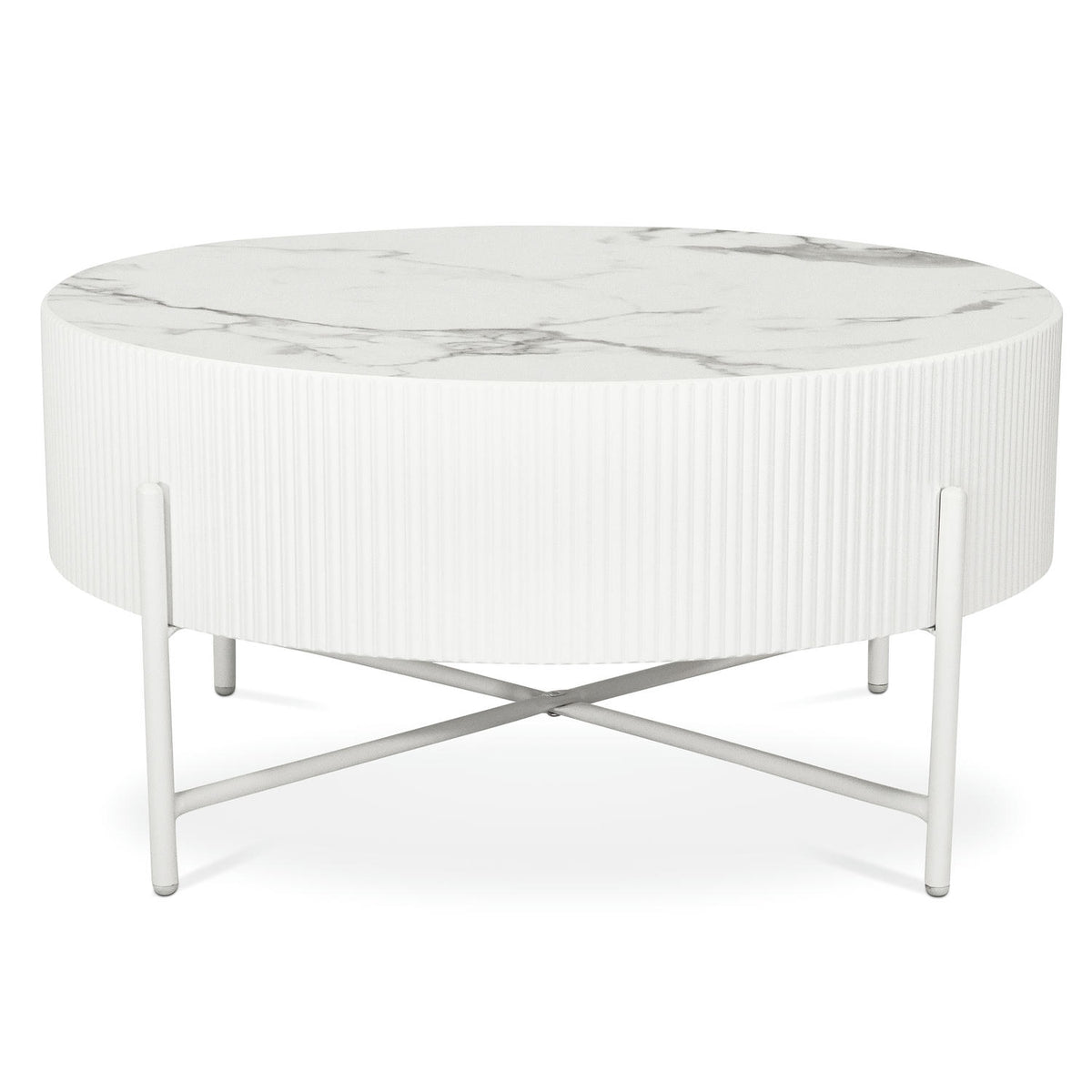 Furnhouse ronde salontafel Milo - Wit - Ø 80 cm