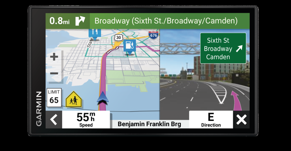 Garmin DriveSmart 66 Car GPS Navigator with Bright, Crisp High-Resolution Maps, 6-in
