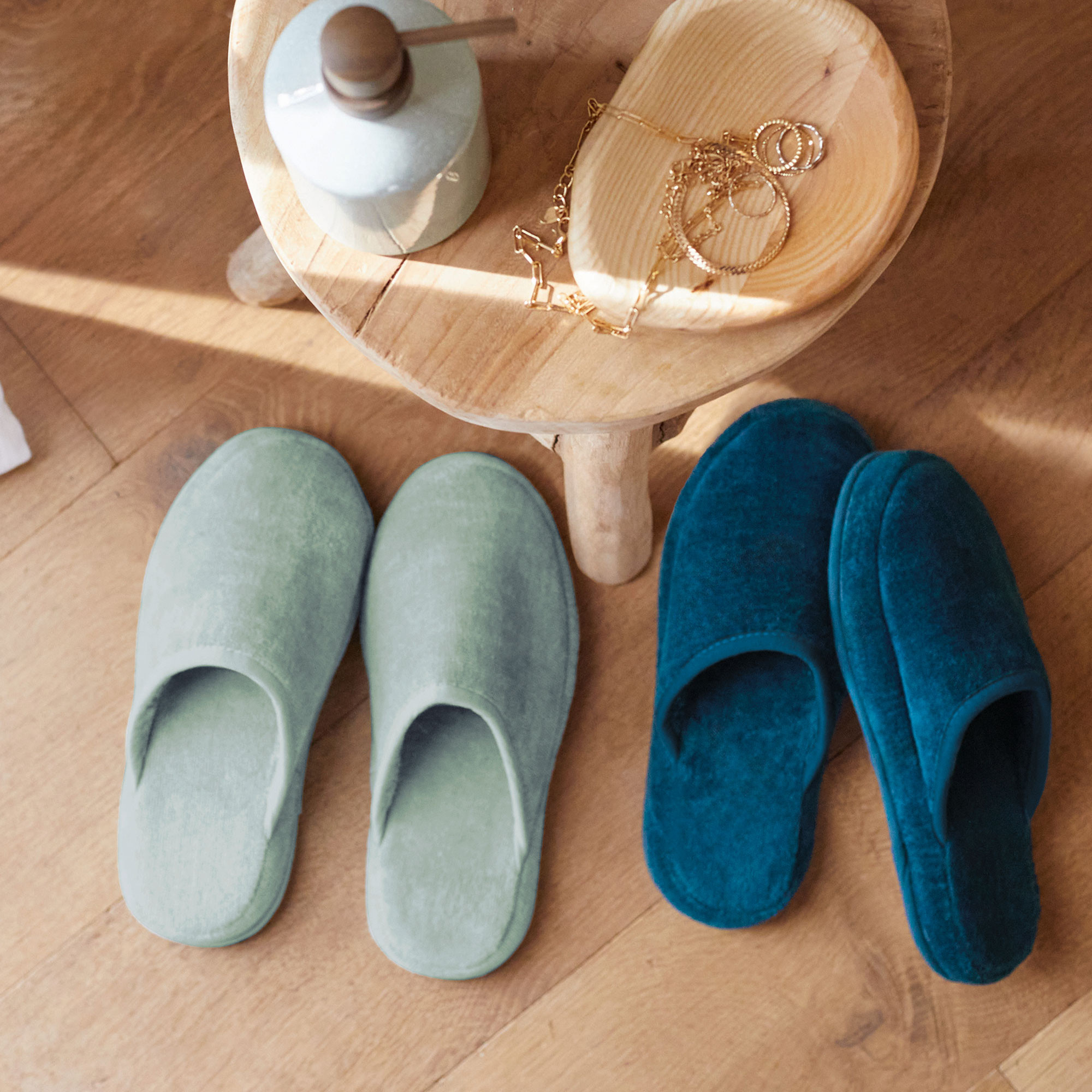 Chaussons de bainVelouté