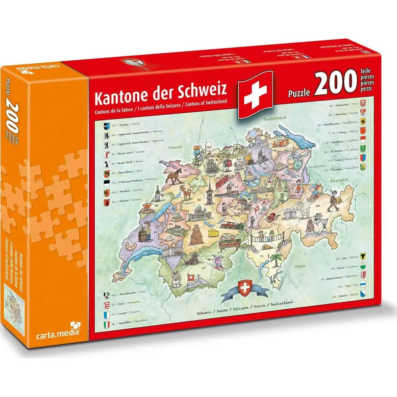 Puzzle 200-teilig Carta.media