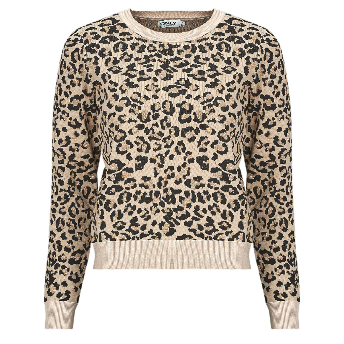 Only - ONLPILUA LS GLITTER - Leopard