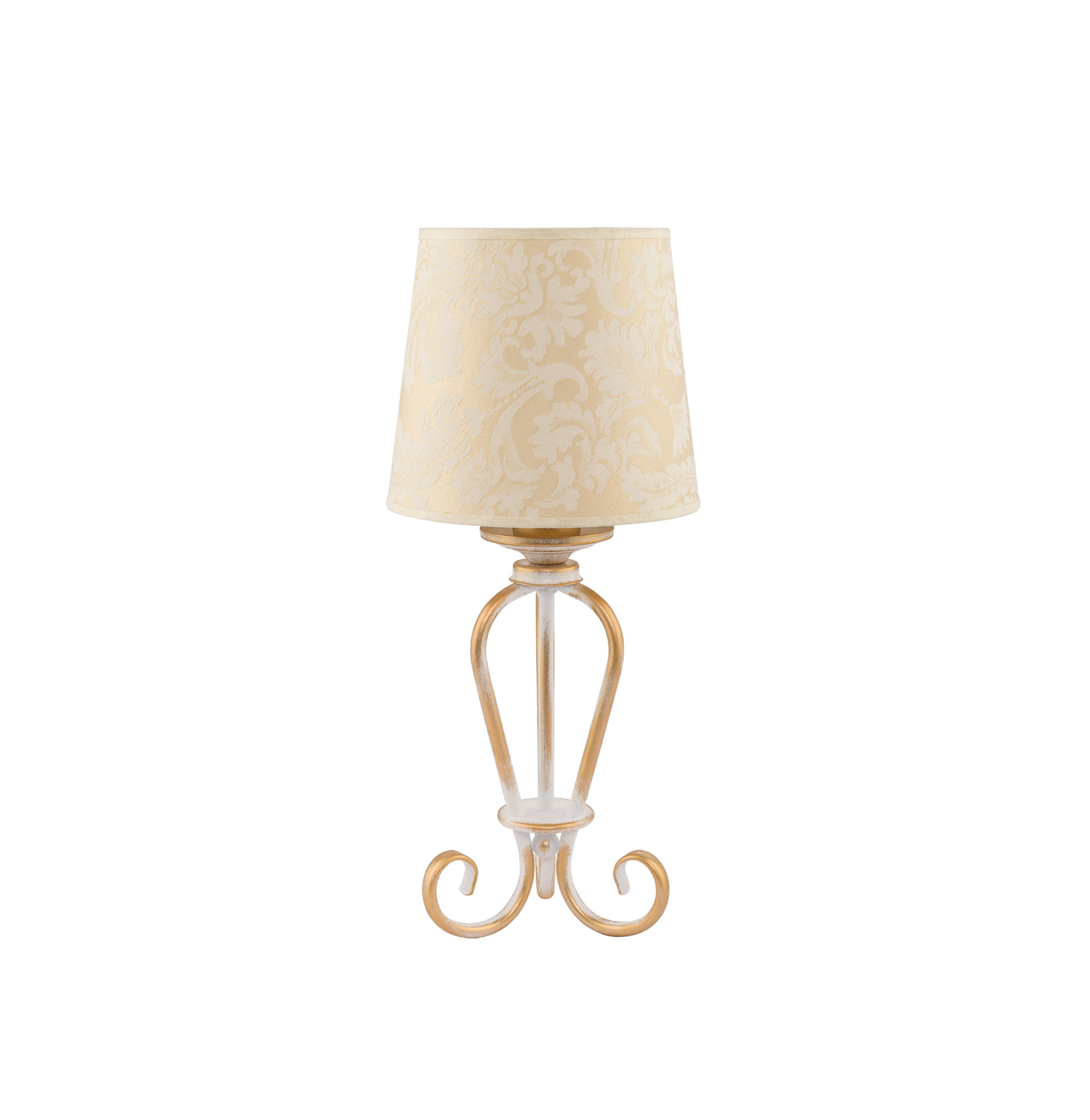 Lampa stołowa SOFIA złoto-biały 1xE27x20W wym:45x20x20cm IP20 Jupiter