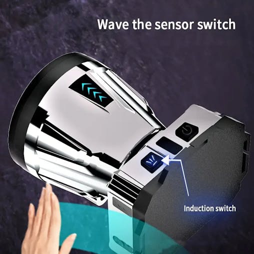 NNETM Super Bright USB Rechargeable Camping Headlight