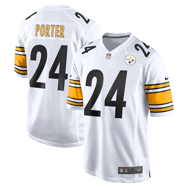 Joey Porter Jr. Pittsburgh Steelers Nike Away Game Jersey - White/Black