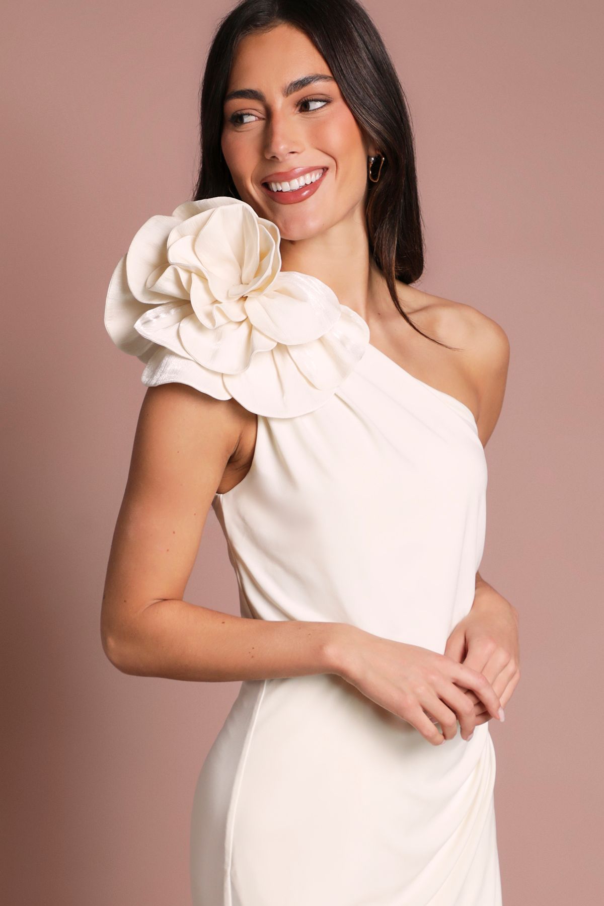 Coast Corsage One Shoulder Jersey Maxi Dress