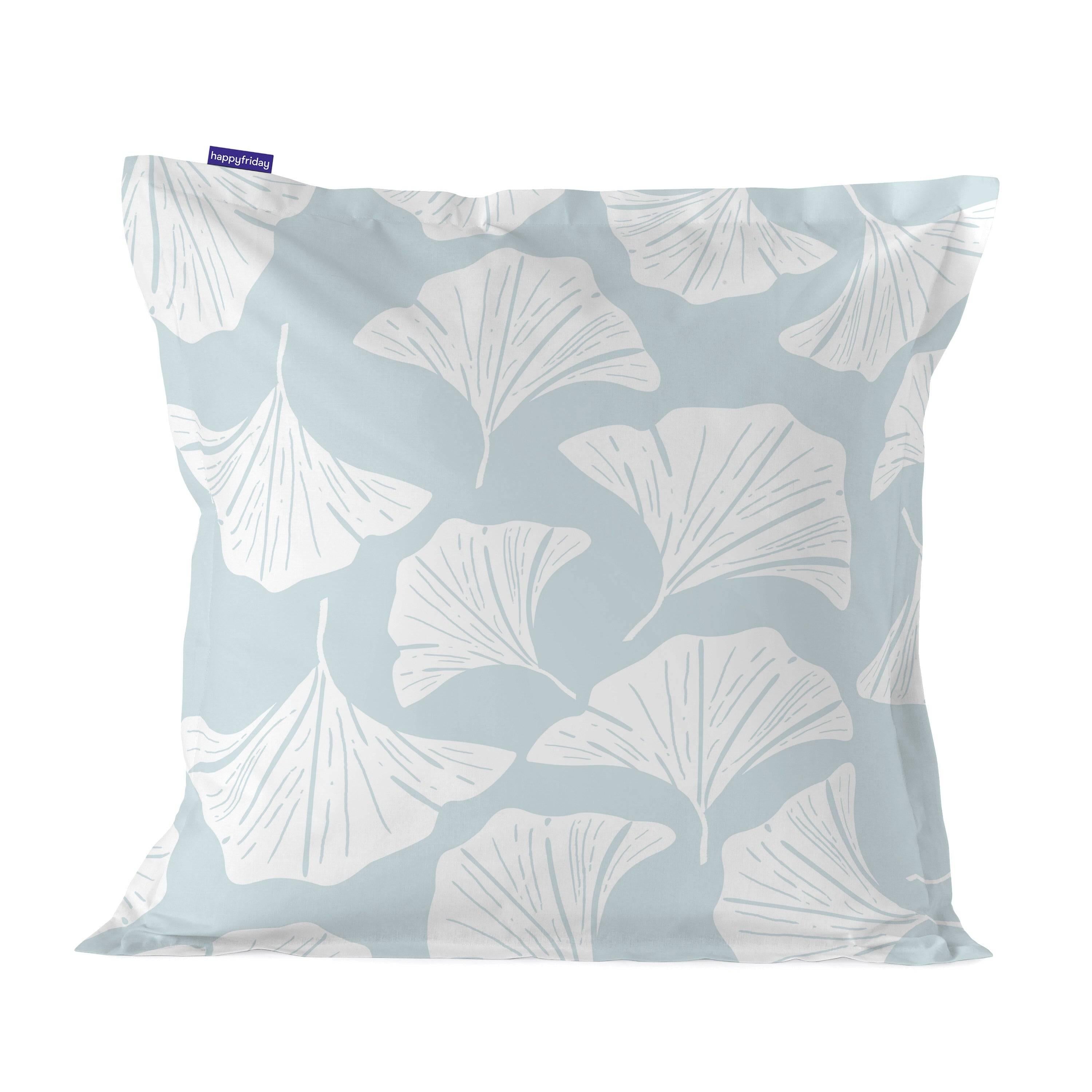 Blanc Kussenhoes Ginkgo