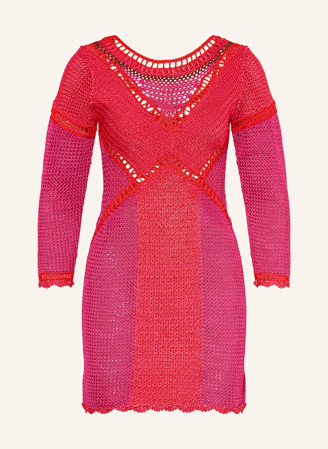 ba&sh Strickkleid ARAIBA mit Glitzergarn und 3/4-Arm