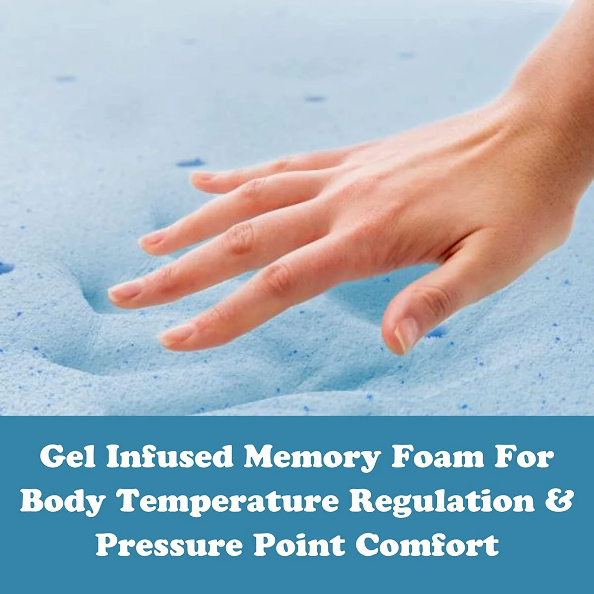 Majestic 10-inch Medium Euro-Top Cooling Gel Memory Pocket Spring Hybrid Mattress by BRN