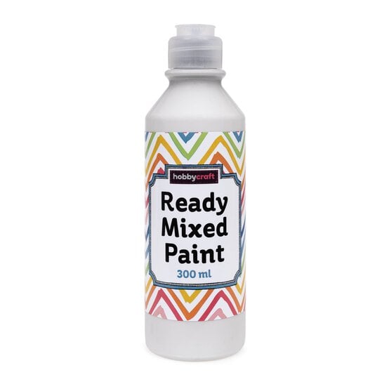White Ready Mixed Paint 300ml