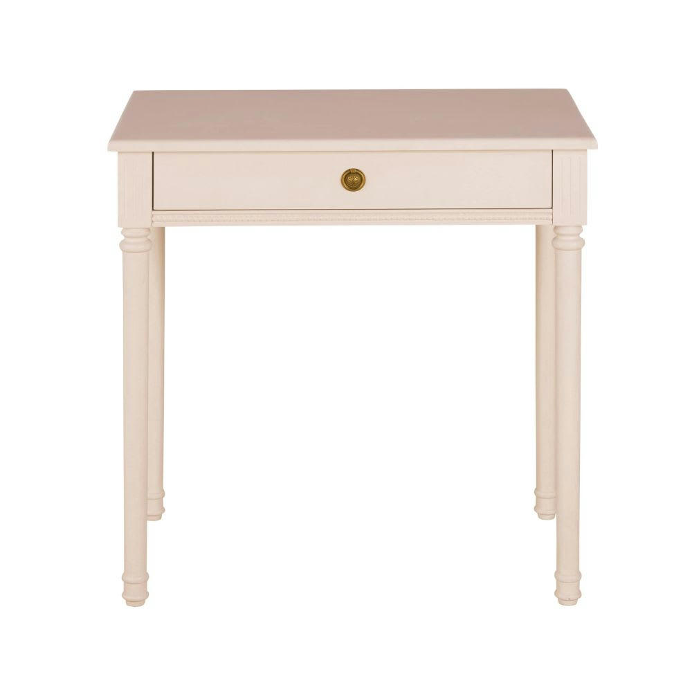 Milie - Bureau enfant 1 tiroir beige rosé